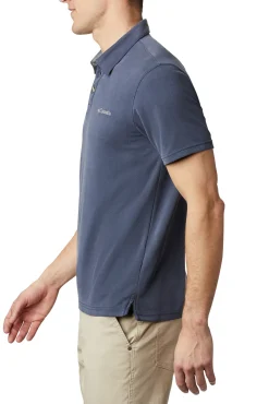 Columbia Polo Para Hombre Nelson Point™ Azul Outlet