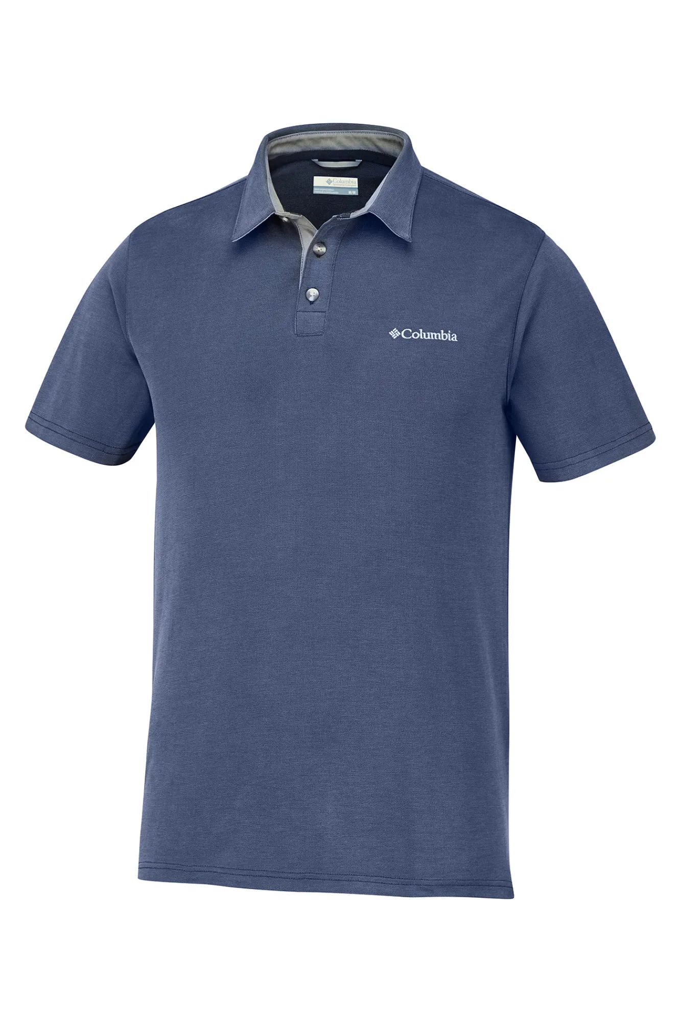 Columbia Polo Para Hombre Nelson Point™ Azul Outlet