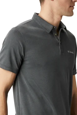 Columbia Polo Para Hombre Nelson Point™ Negro Clearance