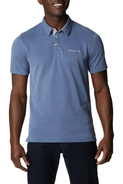 Columbia Polo Para Hombre Nelson Point™ Azul Best