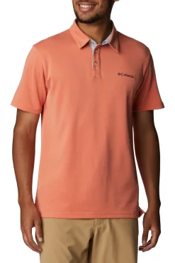 Columbia Polo Para Hombre Nelson Point™ Naranja