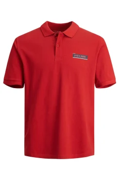 Jack & Jones Polo Con Logo Rojo New