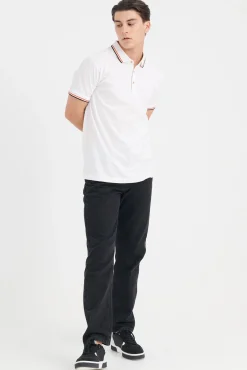 Inside Polo Contrastes Blanco Sale