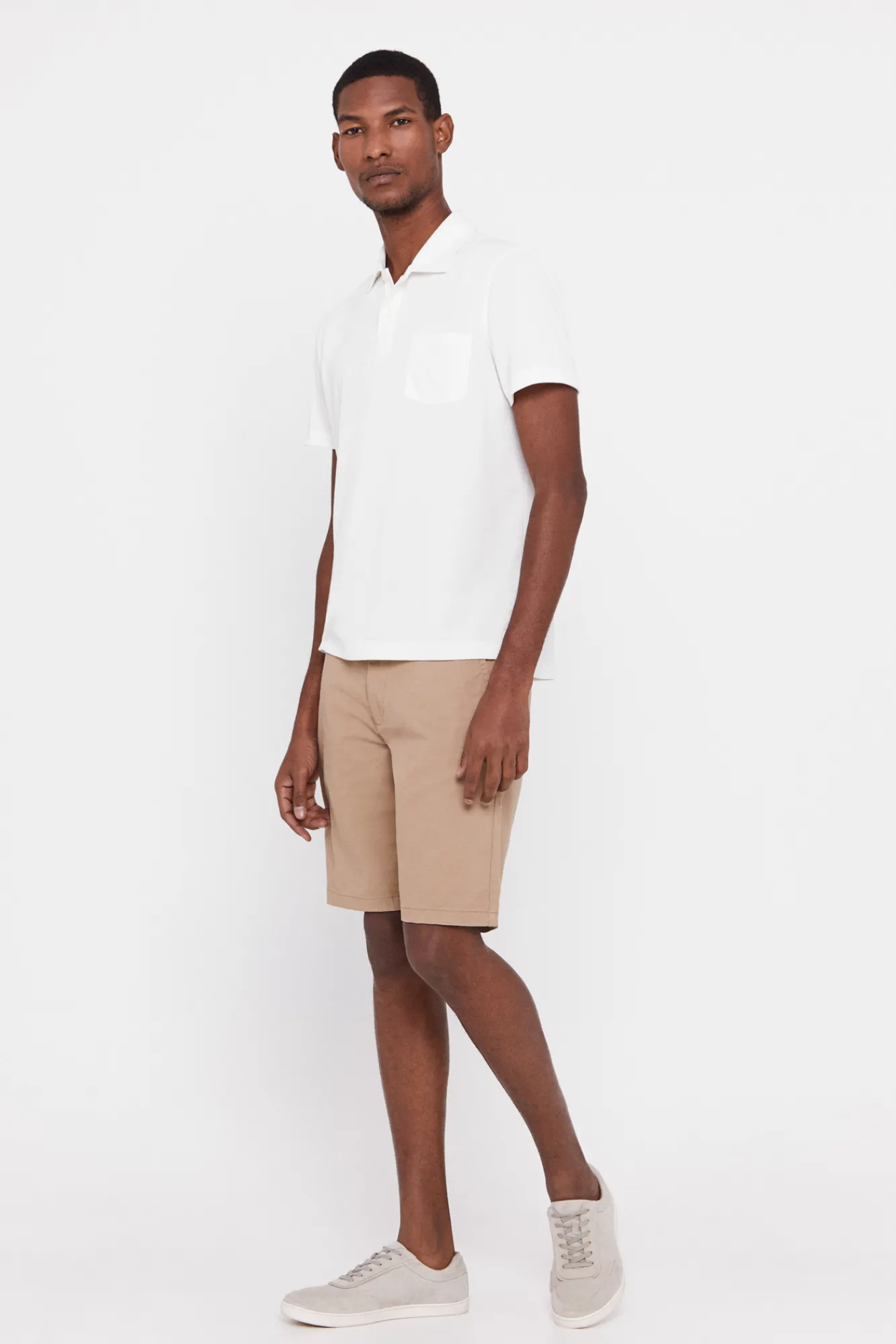 Cortefiel Polo Coolmax Blanco Discount