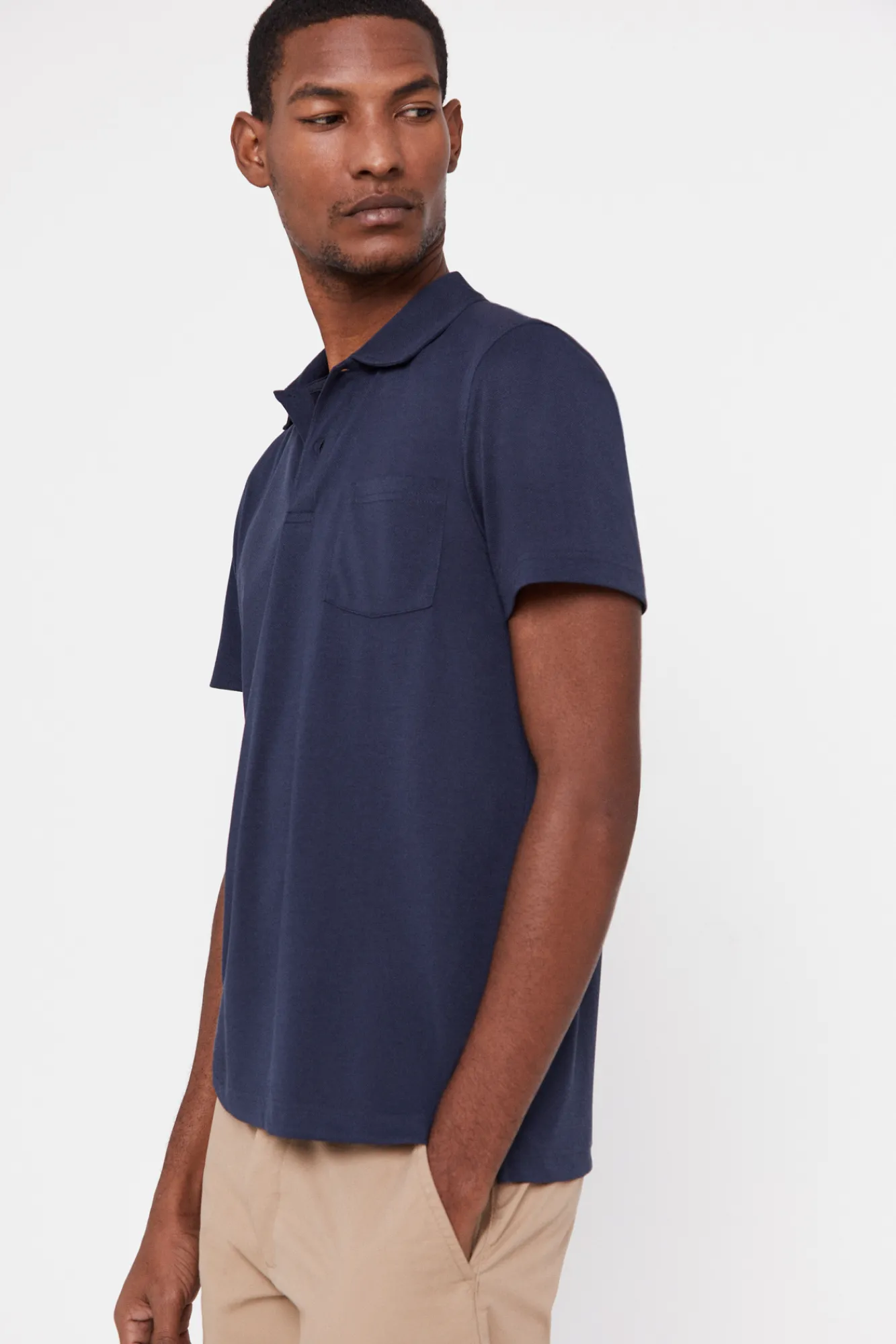 Cortefiel Polo Coolmax Azul Marino New