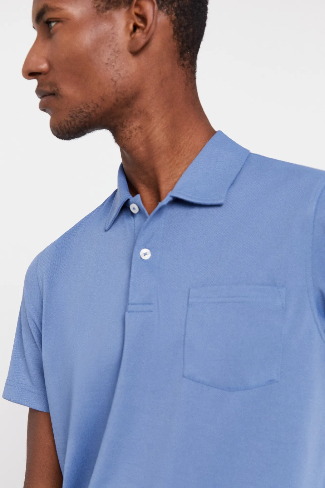 Cortefiel Polo Coolmax Azul Best