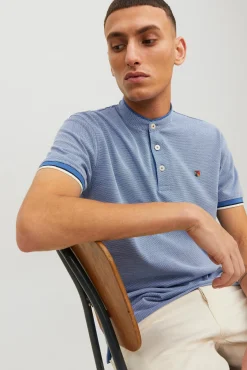 Jack & Jones Polo Cuello Mao Azul