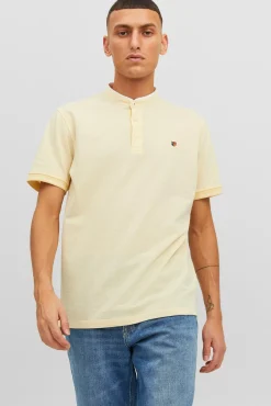 Jack & Jones Polo Cuello Mao Amarillo Online