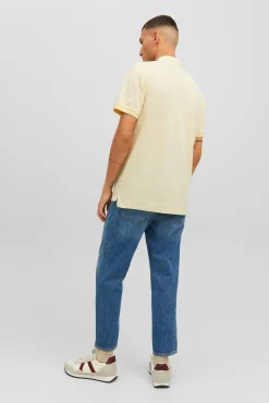 Jack & Jones Polo Cuello Mao Amarillo Online