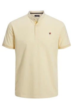 Jack & Jones Polo Cuello Mao Amarillo Online