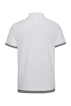 Tommy Jeans Polo De Hombre De Manga Corta . Blanco Outlet