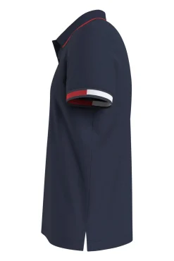 Tommy Jeans Polo De Hombre De Manga Corta . Navy New