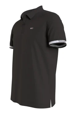 Tommy Jeans Polo De Hombre De Manga Corta . Negro Online