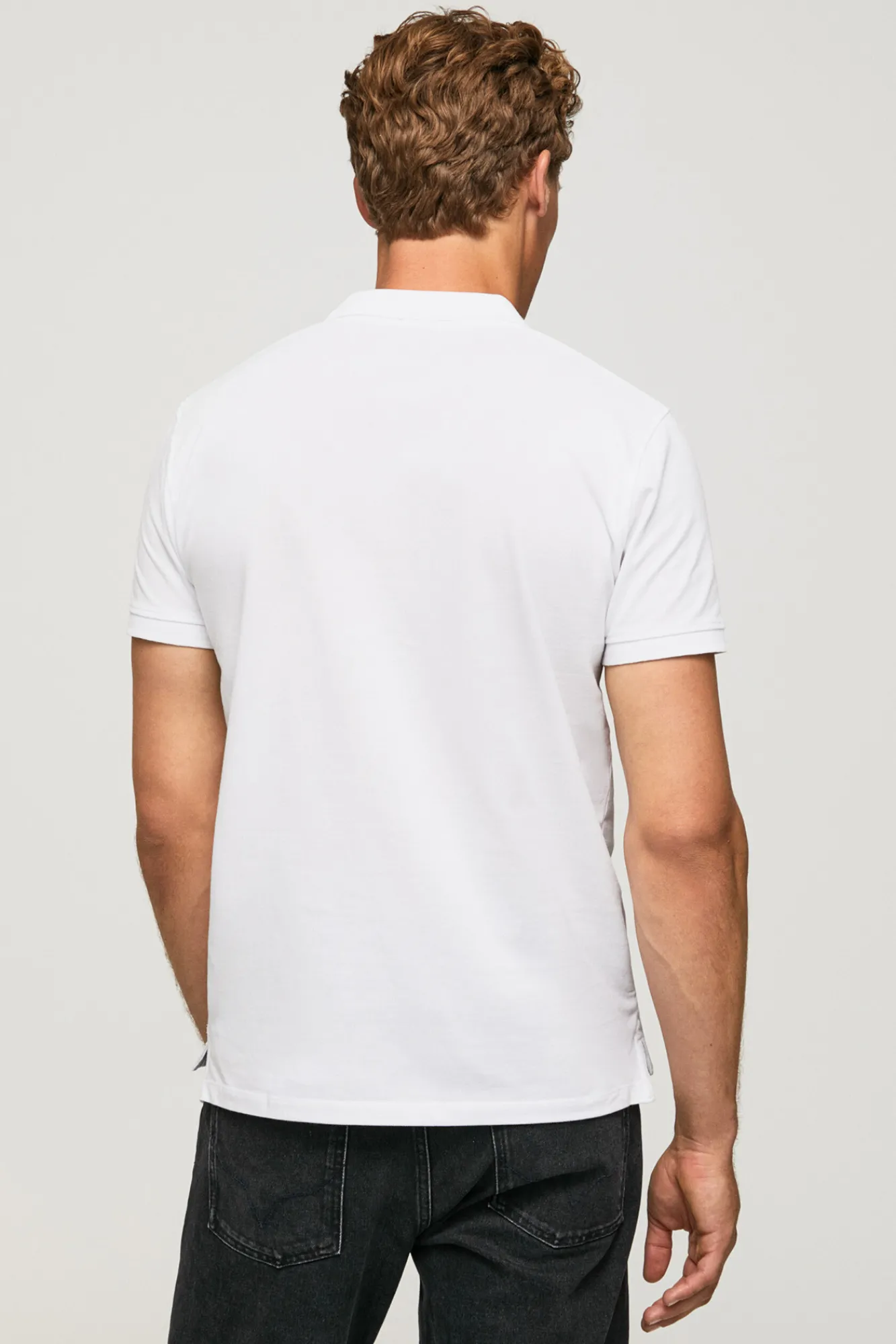 Pepe Jeans Polo De Hombre Manga Corta. Blanco Discount