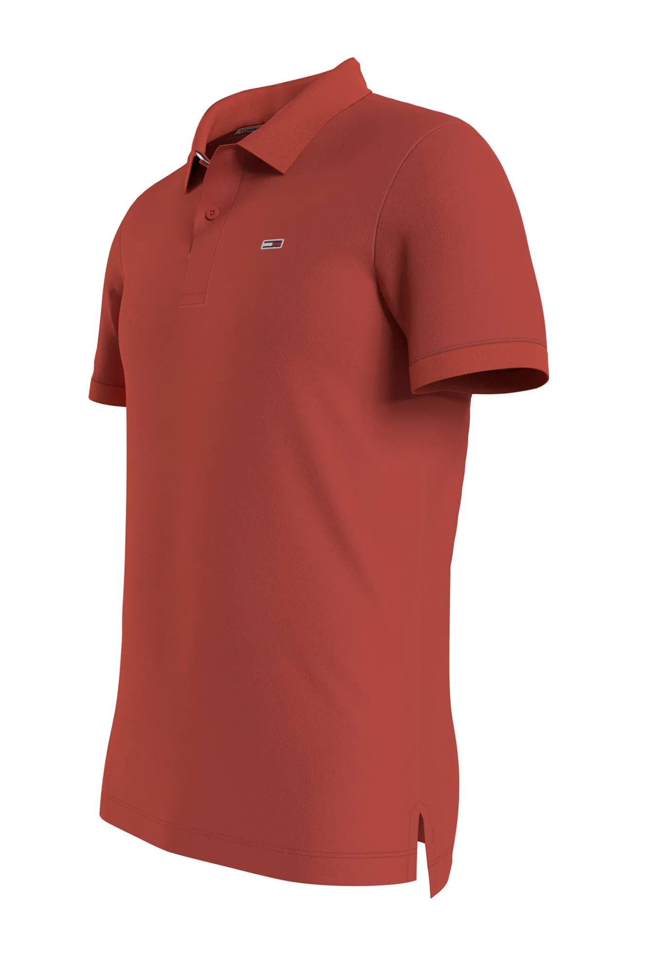 Tommy Jeans Polo De Hombre Slim Naranja Best
