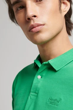 Superdry Polo Destroyed Verde Discount