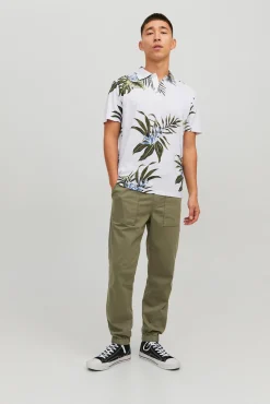 Jack & Jones Polo Estampado Blanco Outlet