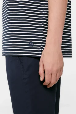 * Polo Jersey Multiraya Bolsillo Navy