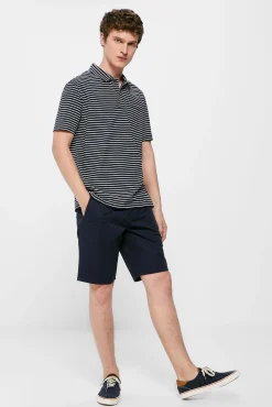 * Polo Jersey Multiraya Bolsillo Navy