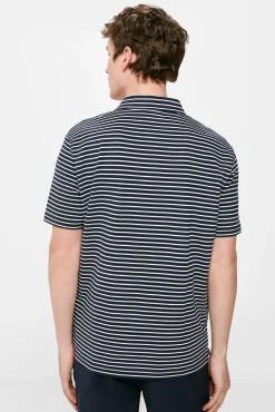 * Polo Jersey Multiraya Bolsillo Navy