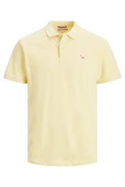 Jack & Jones Polo Liso Amarillo New