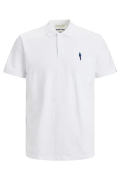 Jack & Jones Polo Liso Blanco Hot