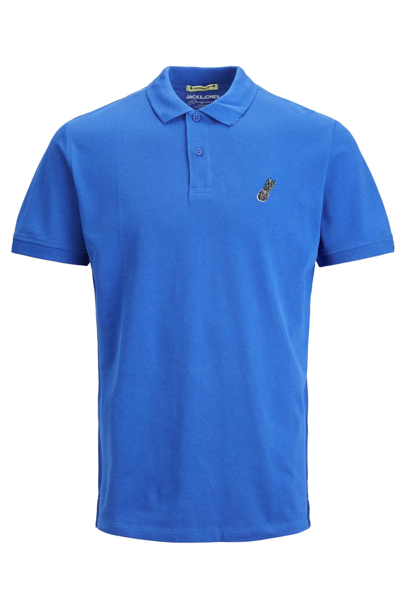 Jack & Jones Polo Liso Azul Medio New