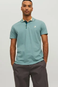 Jack & Jones Polo Liso Manga Corta Verde Hot