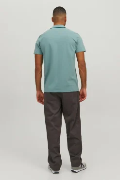 Jack & Jones Polo Liso Manga Corta Verde Hot