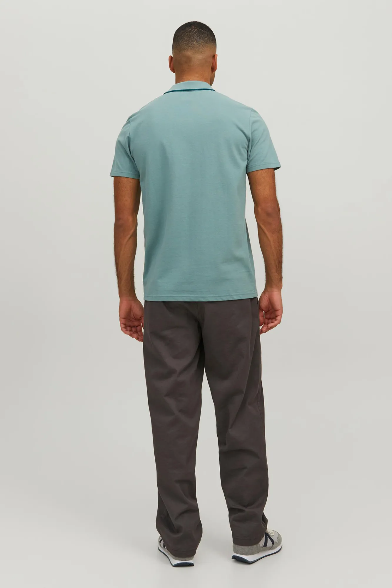 Jack & Jones Polo Liso Manga Corta Verde Hot