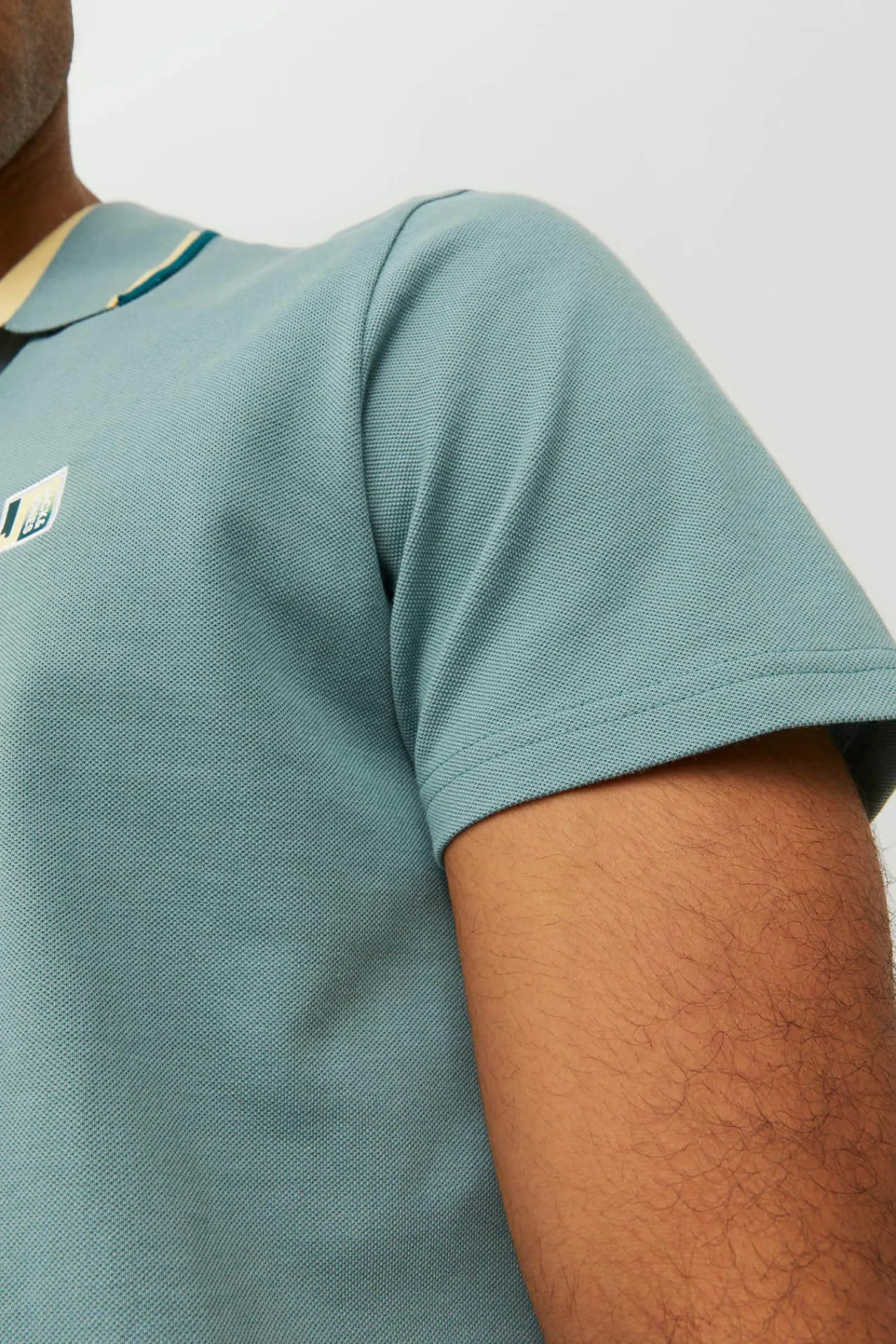 Jack & Jones Polo Liso Manga Corta Verde Hot