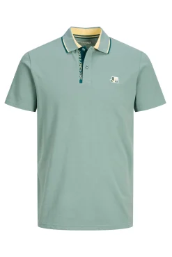 Jack & Jones Polo Liso Manga Corta Verde Hot