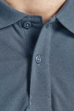 Jack & Jones Polo Liso Manga Corta Morado