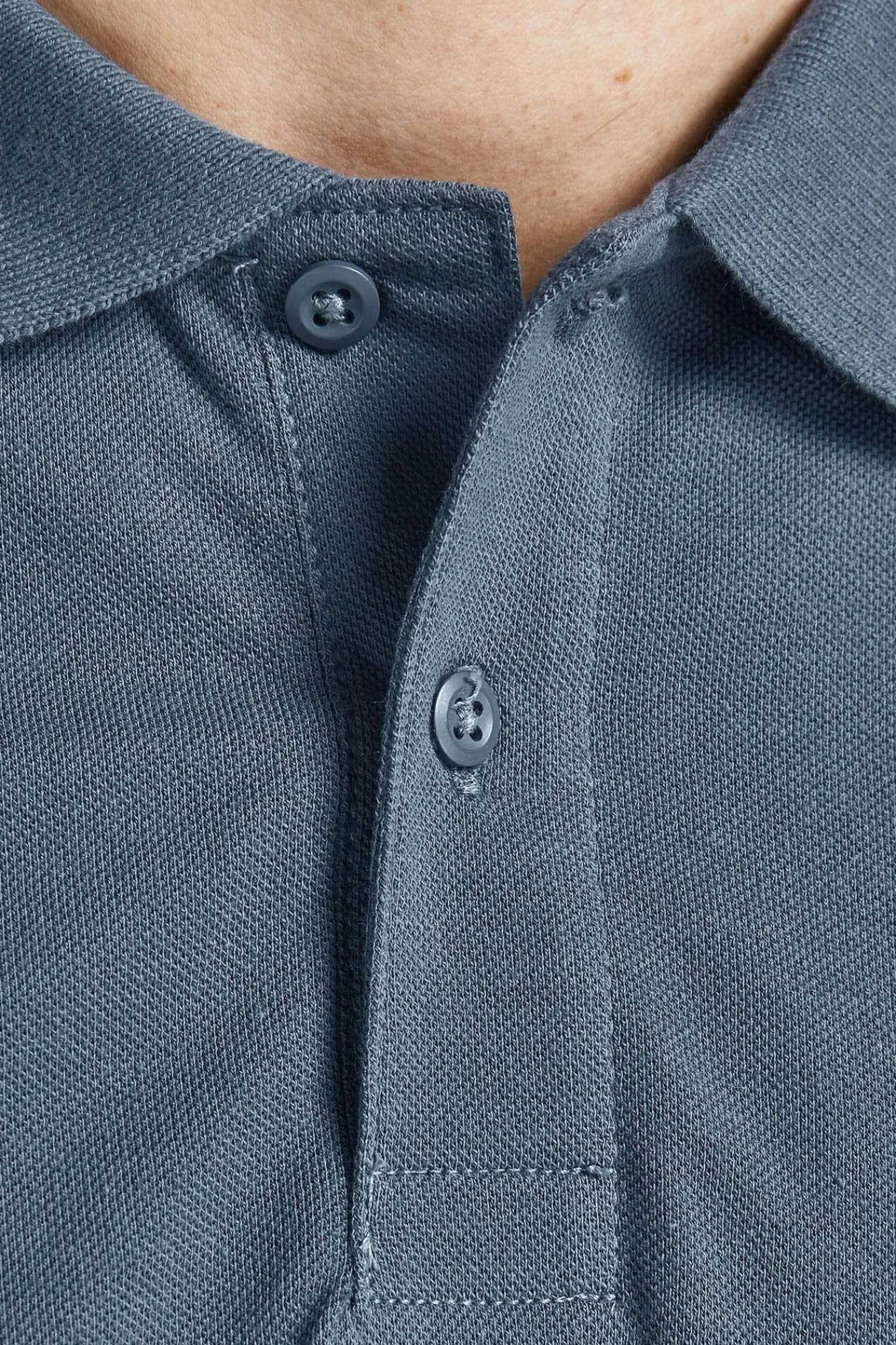 Jack & Jones Polo Liso Manga Corta Morado