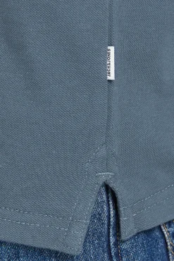 Jack & Jones Polo Liso Manga Corta Morado