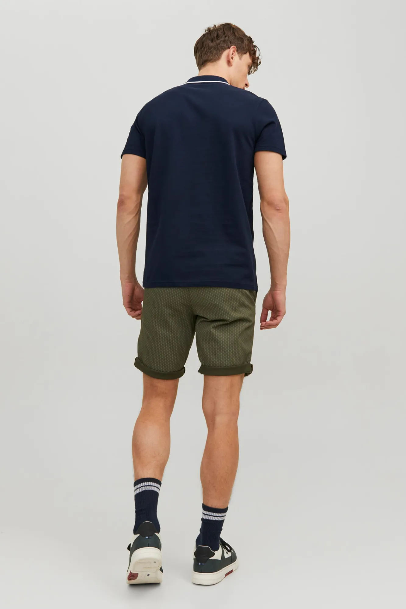 Jack & Jones Polo Liso Manga Corta Navy New