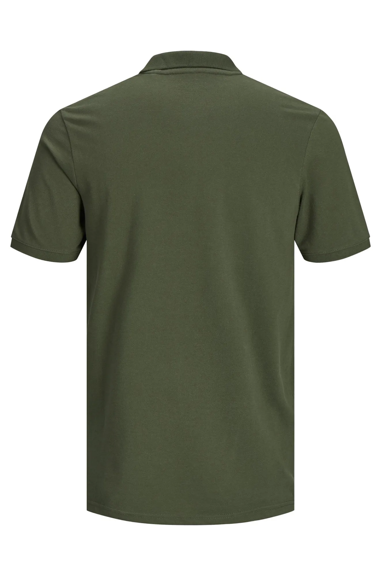 Jack & Jones Polo Liso Manga Corta Verde Discount