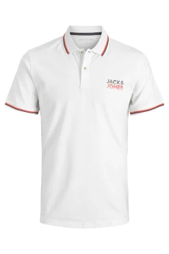 Jack & Jones Polo Logo Blanco Clearance