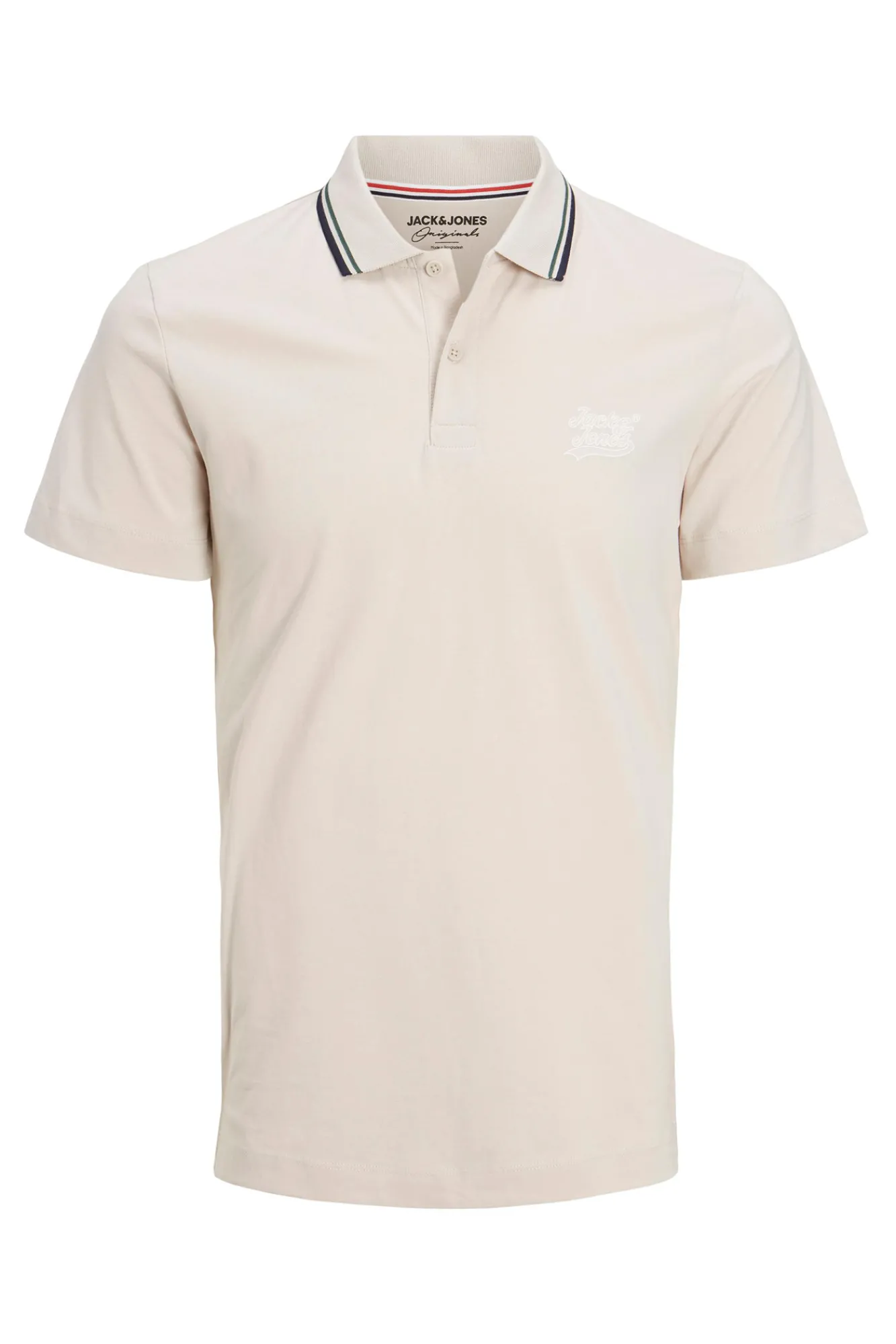 Jack & Jones Polo Manga Corta Gris New