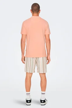 Only & Sons Polo Manga Corta Rojo New