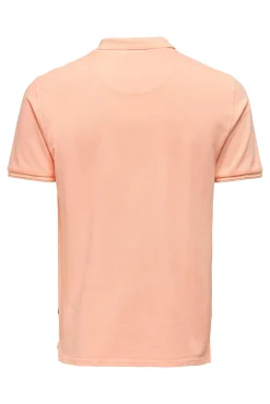 Only & Sons Polo Manga Corta Rojo New