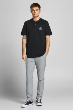 Jack & Jones Polo Manga Corta Negro Outlet