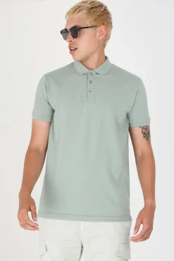 Brave Soul Polo Manga Corta. Verde Sale