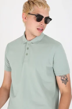 Brave Soul Polo Manga Corta. Verde Sale