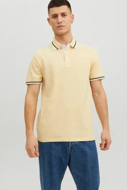 Jack & Jones Polo Manga Corta Amarillo Best