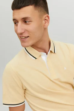 Jack & Jones Polo Manga Corta Amarillo Best
