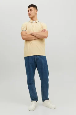 Jack & Jones Polo Manga Corta Amarillo Best