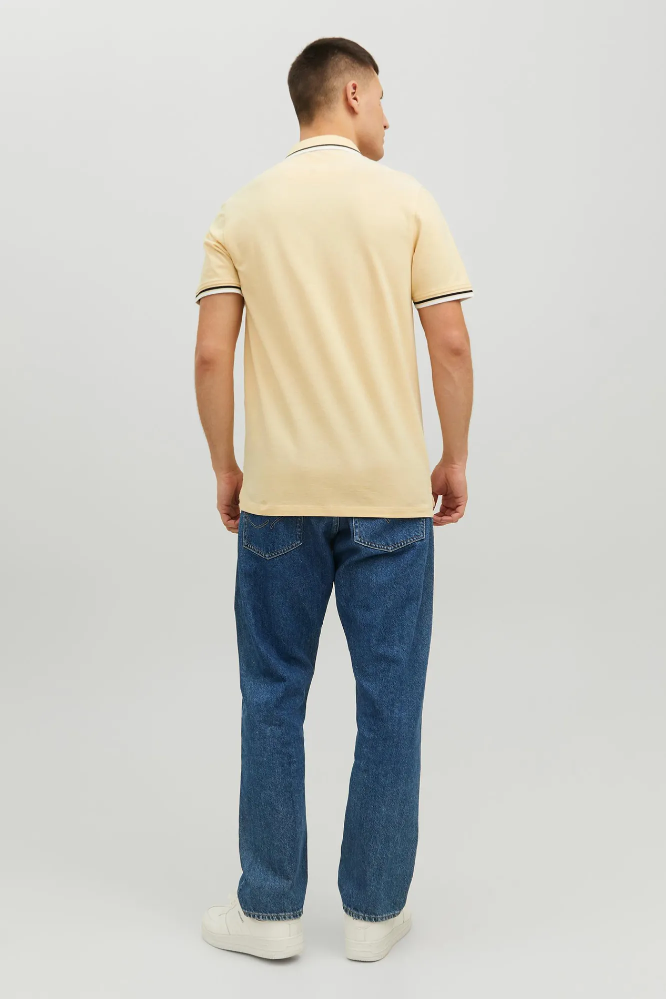 Jack & Jones Polo Manga Corta Amarillo Best