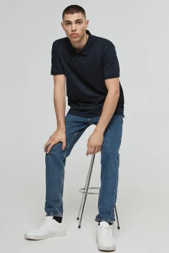 Brave Soul Polo Manga Corta. Navy Hot