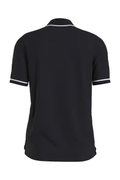 Calvin Klein Polo Manga Corta Negro New